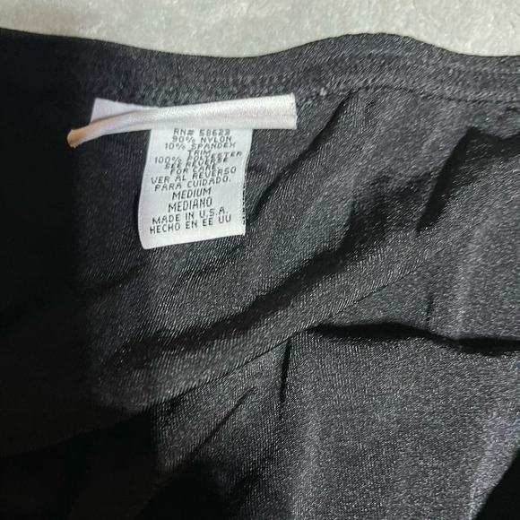 Vintage Jaclyn Smith Black Maxi Skirt Womens Medium Whimsgoth Dark Grunge USA - Picture 5 of 6